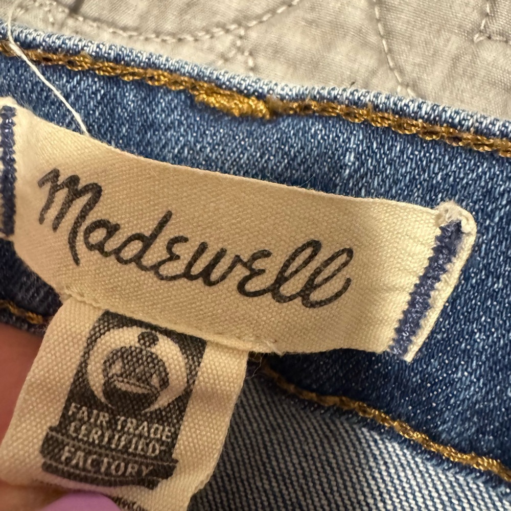 Madewell Women's 10” High Rise Skinny Jeans Size 32 - Picture 6 of 9